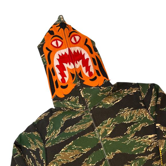 M Bape Tiger Camo Tiger Hoody Funthera - Picture 2 of 7